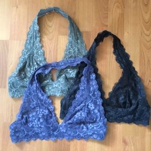 Lace Halter Bralettes